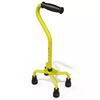 Трость детская на 4-х опорах, низкая платформа Аверсус, арт.22дт/4н