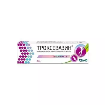 Троксевазин гель для наружного применения 2% 40г