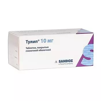 Тулип таблетки п/о плен. 10мг 90шт