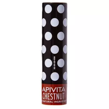 Уход для губ с оттенком каштана Apivita/Апивита стик 4,4г