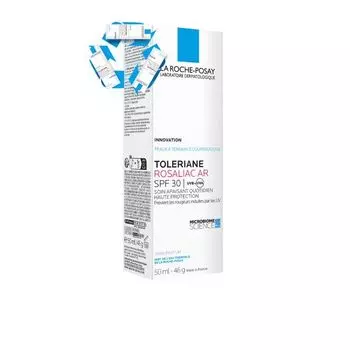 Уход для лица против покраснений для чувствительной кожи SPF30 Toleriane Rosaliac AR La Roche Posay/Ля рош позе туба 50мл