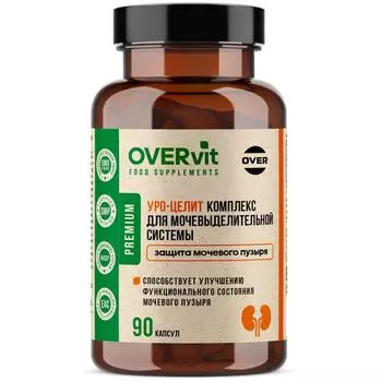 Уро-целит комплекс OVERvit Over/Овер капсулы 90шт