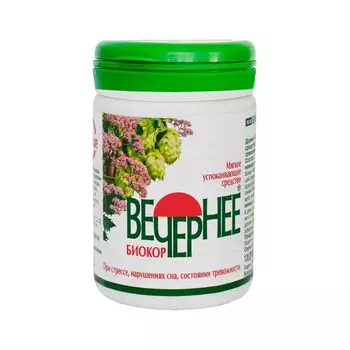 Вечернее Биокор таблетки 0,18г 120шт