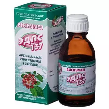 Эдас-137 Вискумел капли для приема внутрь гомеопатические 25мл