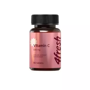 Витамин С+Аскорбат натрия 4Fresh/4Фреш таблетки 500мг 90шт