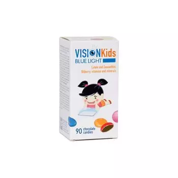 Вижн Кидс Блю Лайт для детей от 3 лет конфеты шоколадные 1000мг 90шт