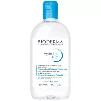 Вода мицеллярная для обезвоженной кожи лица H2O Hydrabio Bioderma/Биодерма 500мл