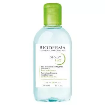 Вода мицеллярная для жирной и проблемной кожи лица H2O Sebium Bioderma/Биодерма 250 мл