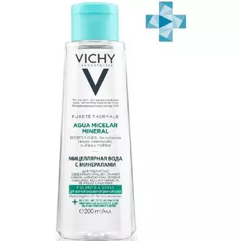 Вода мицеллярная с минералами для жирной и комбинированной кожи Vichy/Виши 200мл