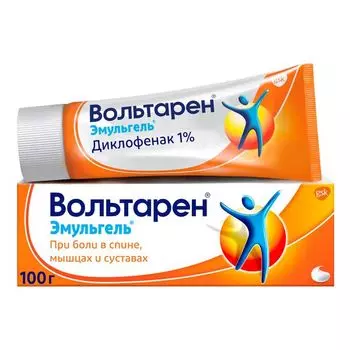 Вольтарен Эмульгель гель для наружного применения 1% 100г