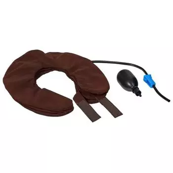 Воротник массажный надувной коричневый Bradex/Брадекс