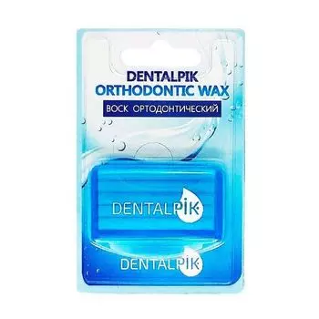 Воск ортодонтический для брекетов вкус мятный Dentalpik