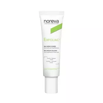 ВВ-Крем для лица Exfoliac Noreva/Норева туба 30мл тон Золотистый