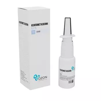 Ксилометазолин спрей назальный 0,1% 20мл