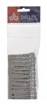Зажим для волос металл 5,5 см Dewal 12шт