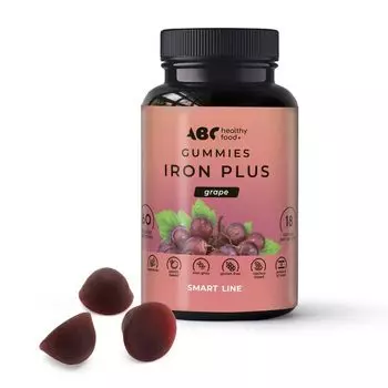 ЖелезоПлюс комплекс мультивитаминов вкус фруктов и ягод ABC Healthy Food пастилки жевательные 2,5г 60шт