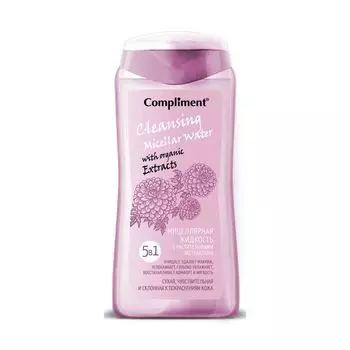 Жидкость мицеллярная с растительными экстрактами 5 в 1 Compliment/Комплимент 200мл