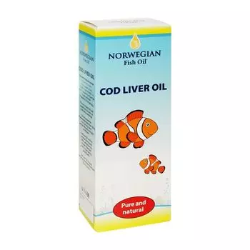 Омега-3 жир печени трески NFO/Норвегиан фиш оил раствор для приема внутрь фл. 240мл