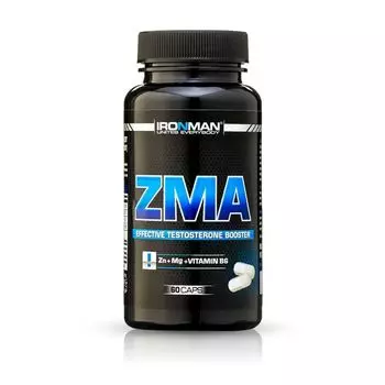 ЗМА цинк и магний аспартат Ironman капс. 60шт