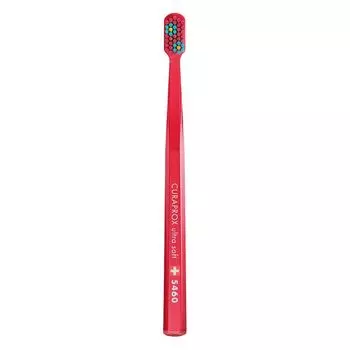 Зубные щетки для взрослых голубая-малиновая Ultrasoft Curaprox/Курапрокс 2шт (CS5460/2 Summer1)