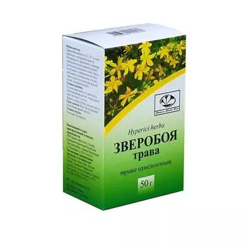 Зверобоя трава измельчённая пакет 50г