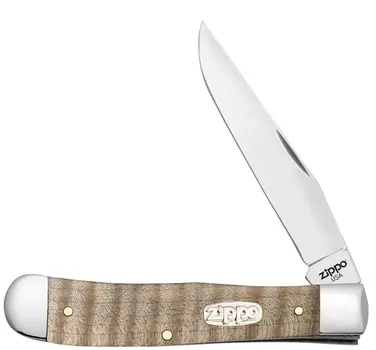 Нож перочинный Natural Curly Maple Wood Trapper + зажигалка 207 ZIPPO 50604_207