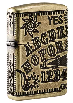 Зажигалка Armor™ Antique Brass Ouija Board Design ZIPPO 49001