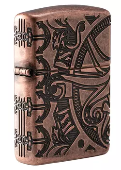 Зажигалка Armor™ Antique Copper™ Nautical Scene Design ZIPPO 49000