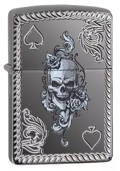 Зажигалка Armor® Spade &amp; Skull Design ZIPPO 29666