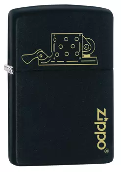 Зажигалка Black Matte ZIPPO 49218
