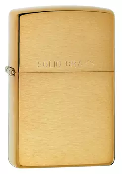 Зажигалка Brushed Brass ZIPPO 204