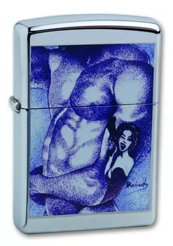 Зажигалка High Polish Chrome ZIPPO 250 Body Tattoo