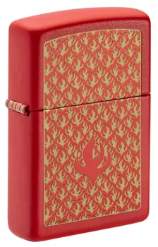 Зажигалка Red Matte Flame Pattern ZIPPO 49573