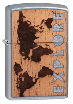 Зажигалка WOODCHUCK Street Chrome™ ZIPPO 49171