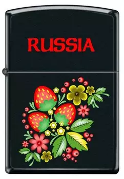 Зажигалка Ягода-Малина ZIPPO 218 RUSSIAN KHOKHLOMA