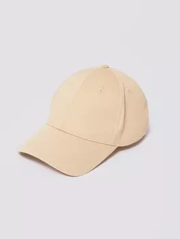 Бейсболка из хлопка с полукруглым козырьком