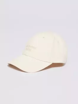 Бейсболка из хлопка с полукруглым козырьком