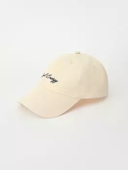 Бейсболка из хлопка с полукруглым козырьком