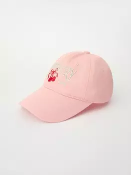 Бейсболка из хлопка с полукруглым козырьком