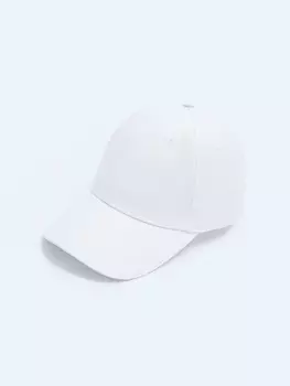 Бейсболка из хлопка с полукруглым козырьком