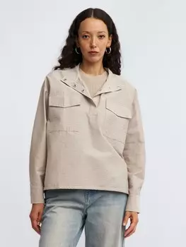 Блузка-анорак на кулиске