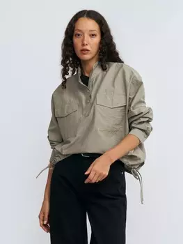 Блузка-анорак на кулиске