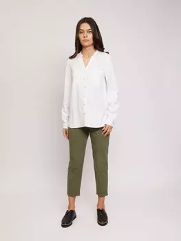 Блузка из вискозы и льна