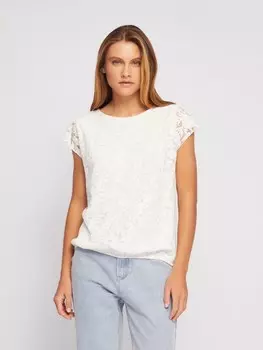 Блузка на резинке с цветочным узором