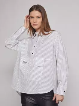 Блузка-рубашка в спортивном стиле