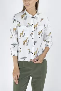 Блузка с длинными рукавами