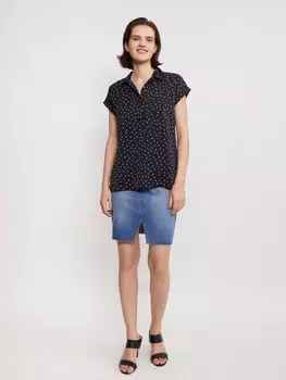 Блузка с короткими рукавами