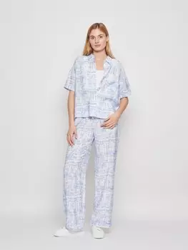 Рубашка с принтом тай-дай