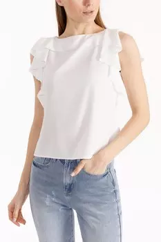 Блузка с короткими рукавами