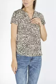 Блузка с короткими рукавами
